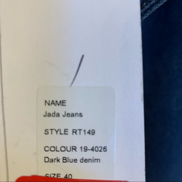NWT Rotate Birger Christensen Jada Jeans in Dark Blue, Size 40/US8 - Picture 14 of 14